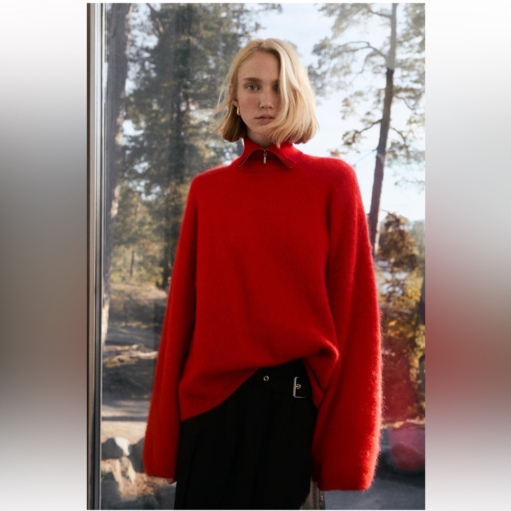 H&M Premium Selection Oversized sweater in a soft knit with mohair‎ and wool